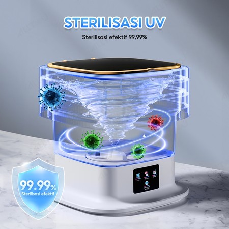  Alltou 2-in-1 Mesin Cuci