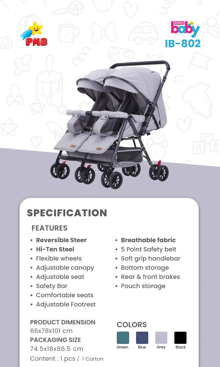 Stroller Iora Baby 2