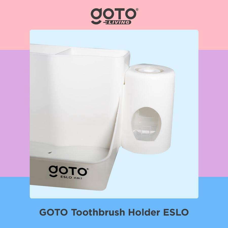 Pilar Niaga Makmur Goto Living Eslo Toothbrush Holder 2in1