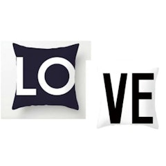 Couple Pillow LO VE