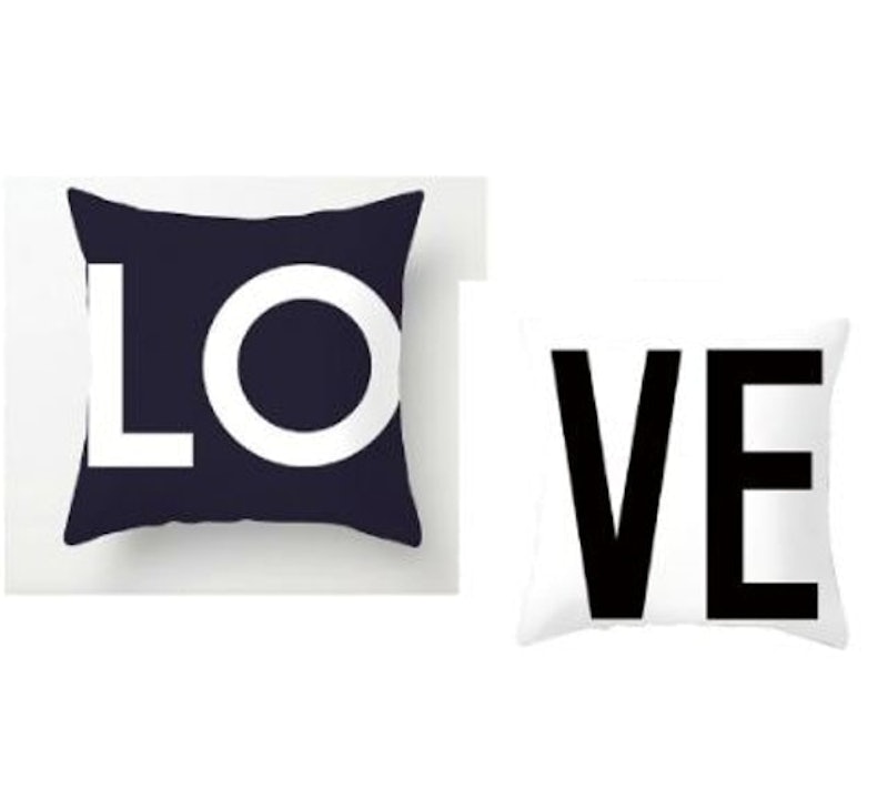 Couple Pillow LO VE 1