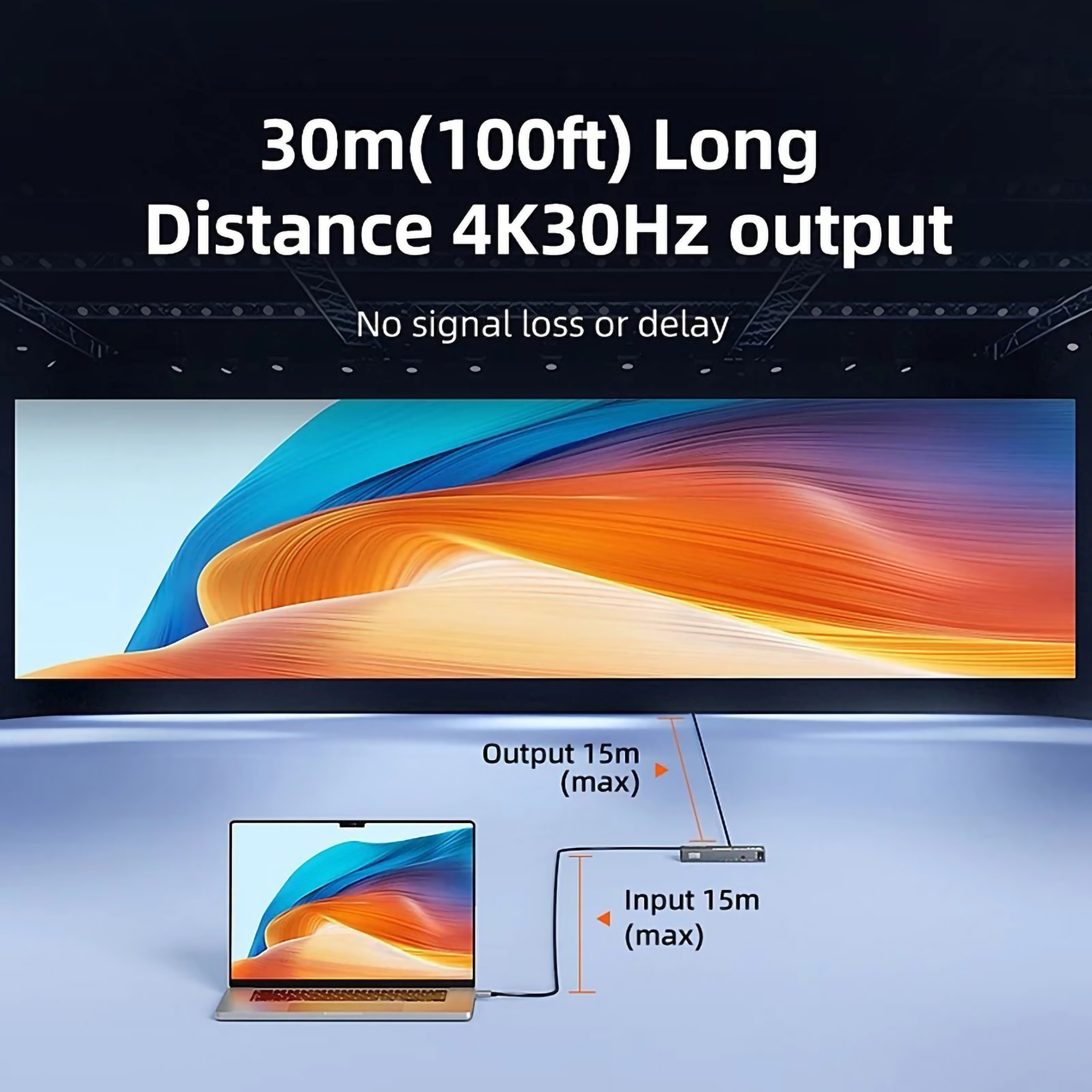 CABLETIME 1x4 HDMI 4K Splitter 2