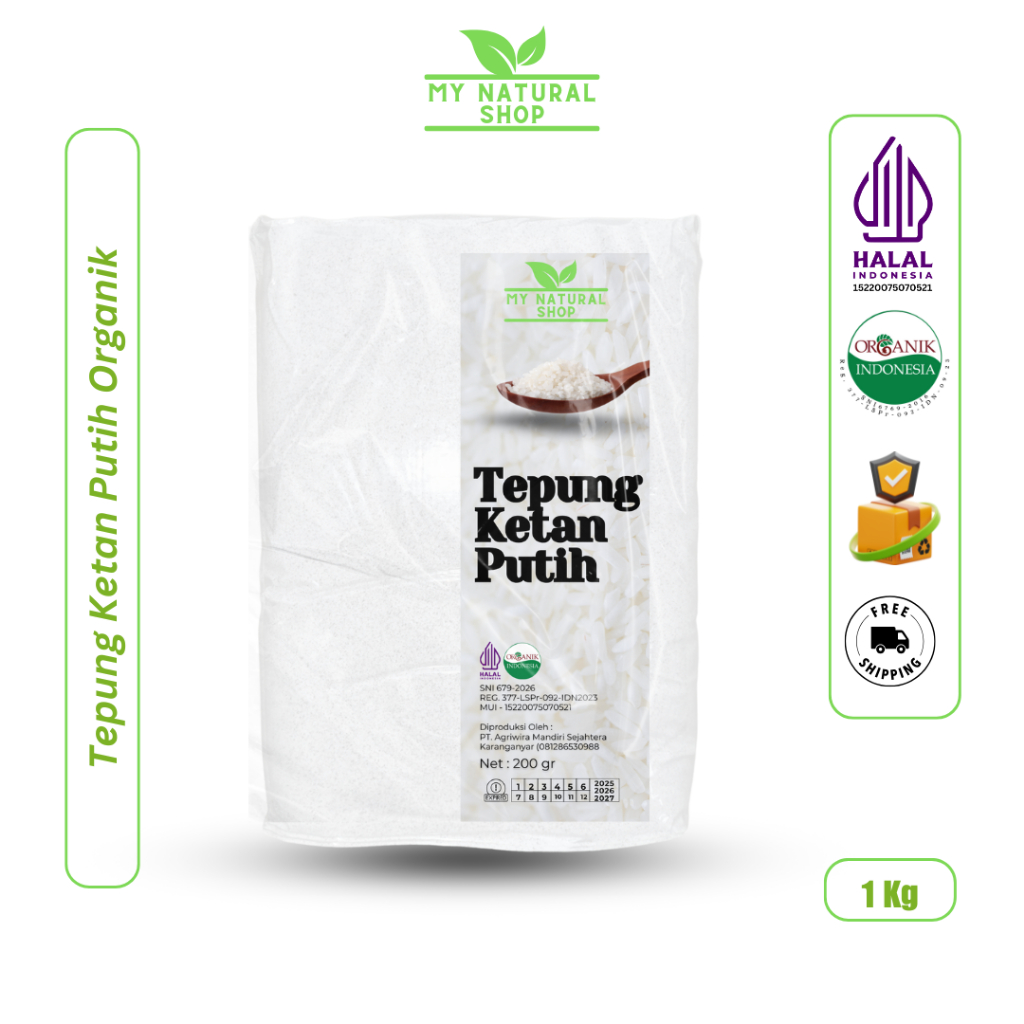 My Natural Shop Tepung Ketan Putih Organik 2