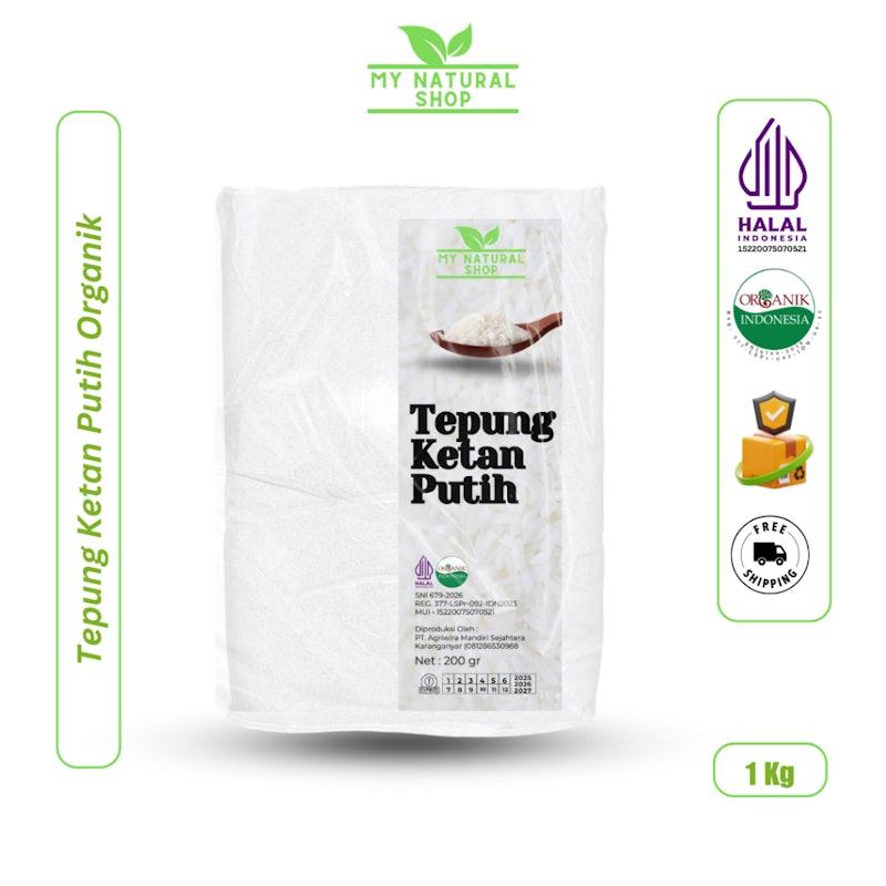 My Natural Shop Tepung Ketan Putih Organik 2