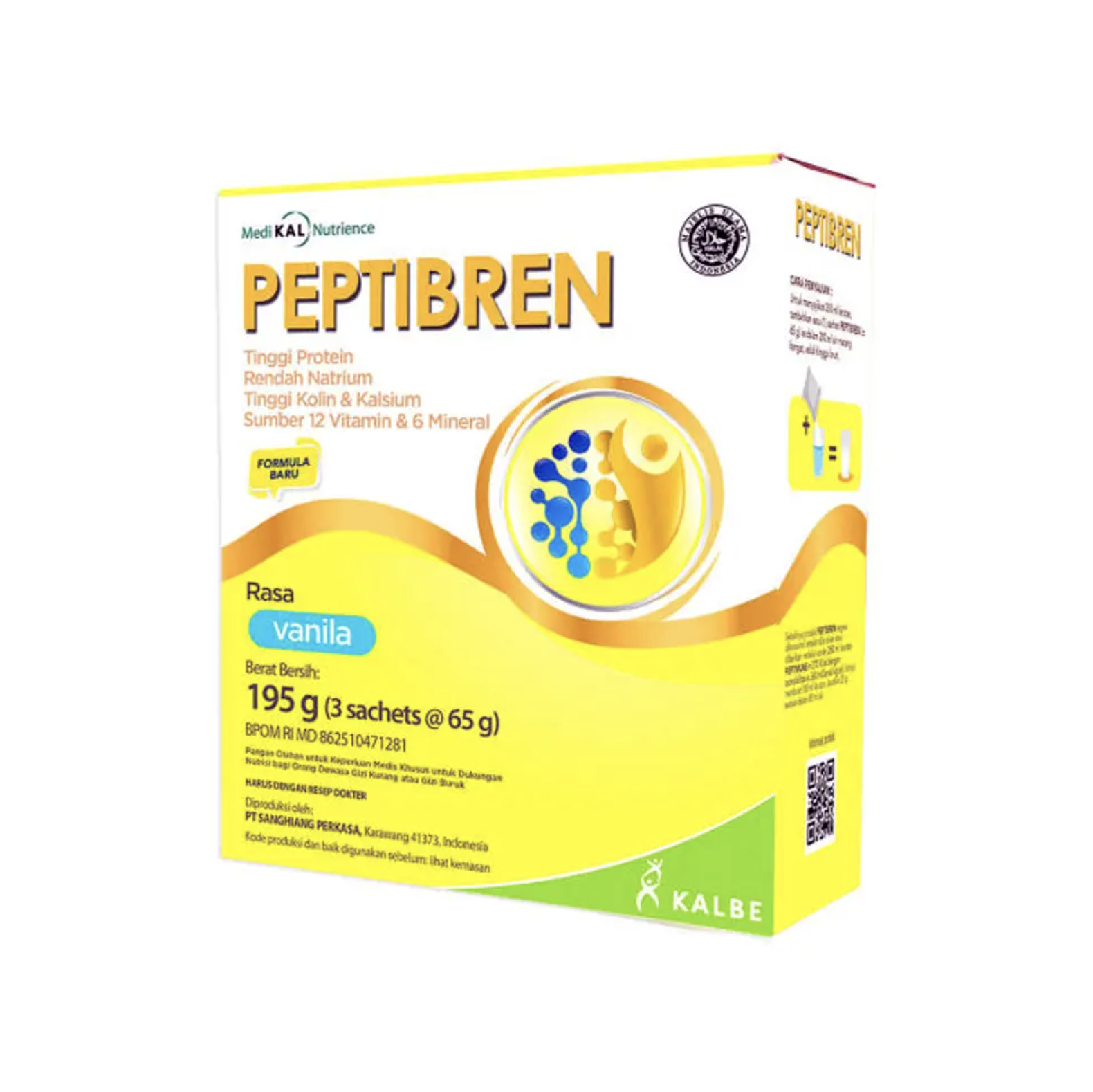 Peptibren Rasa Vanila 1