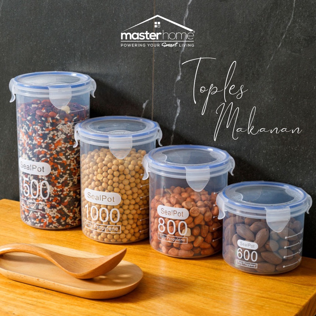  Masterhome Toples Penyimpanan Makanan dan Snack