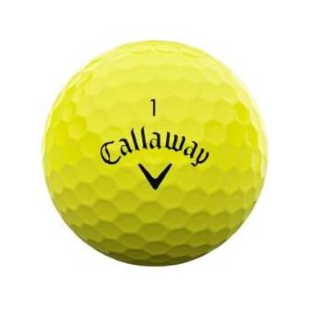 Callaway Bola Golf Warbird Distance+ Yellow