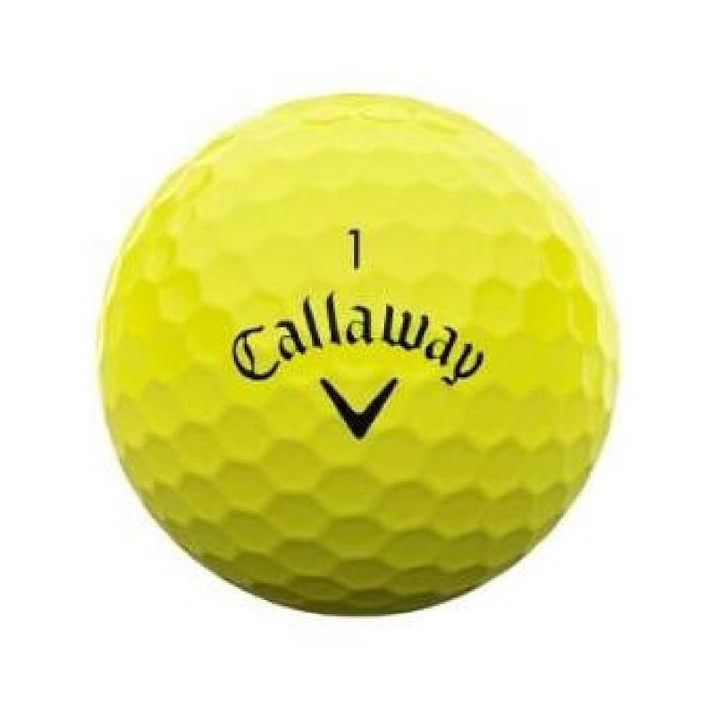 Callaway Bola Golf Warbird Distance+ Yellow 1