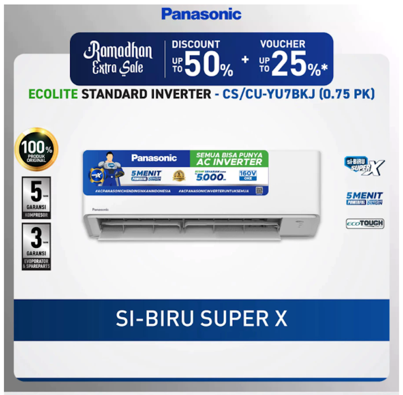 AC Ecolite Inverter YU Series 3/4 PK 2