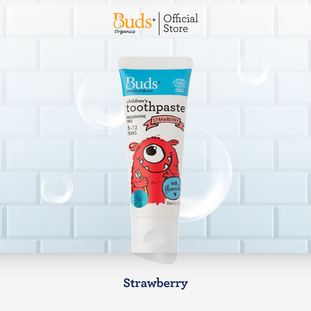 Inti Berkat Jaya Buds Organics Children's Toothpaste with Flouride