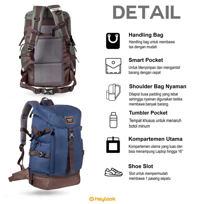 HEYLOOK Backpack Carrier Hameru 40L 2