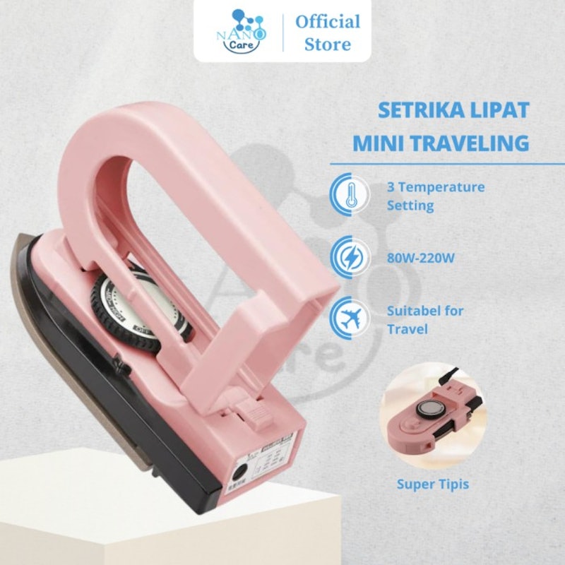 NANO Care Setrika Lipat Mini Traveling 5