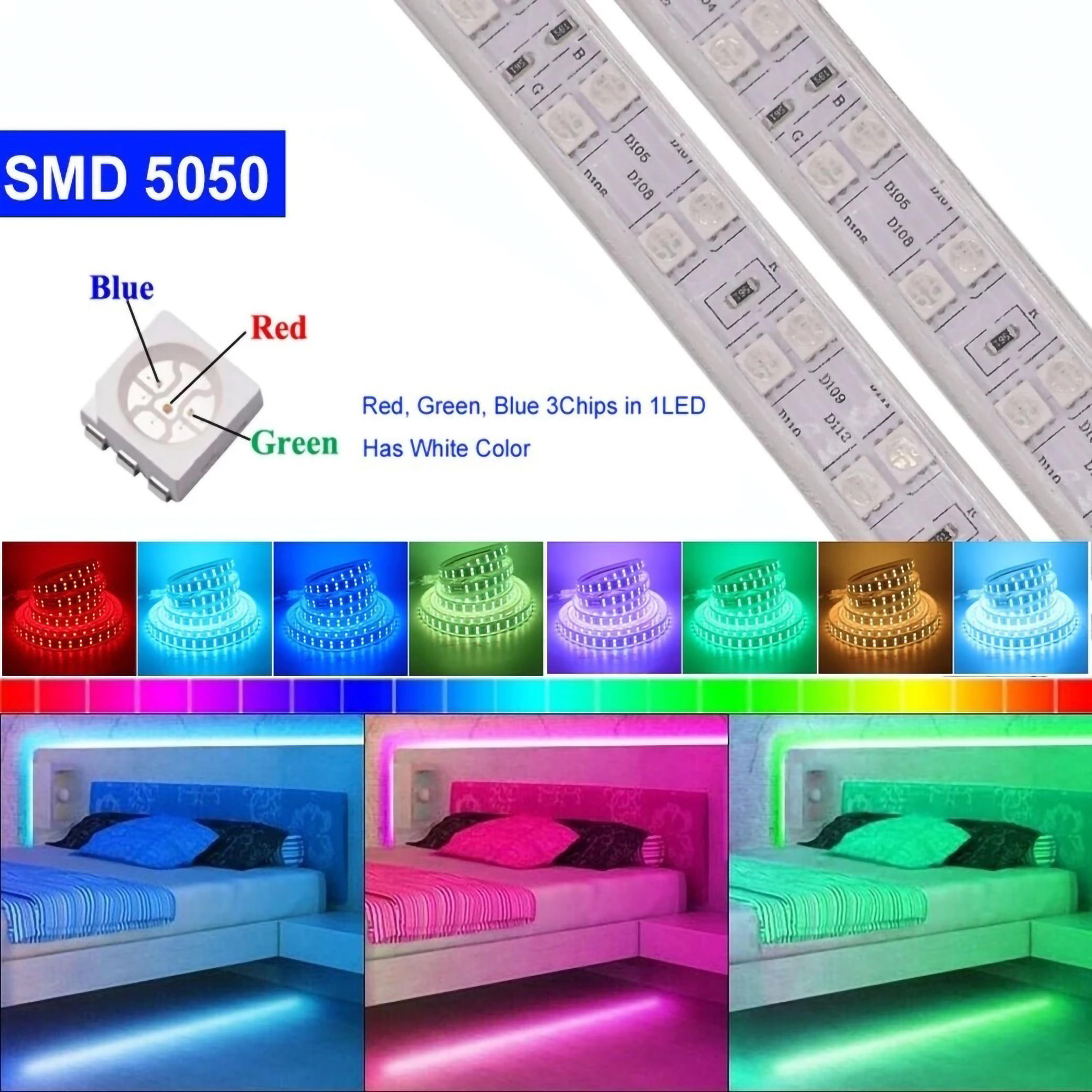  QIMEDO Lampu LED Strip 30 meter