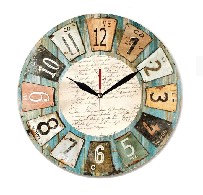 Dections Jam Dinding Vintage Aesthetic