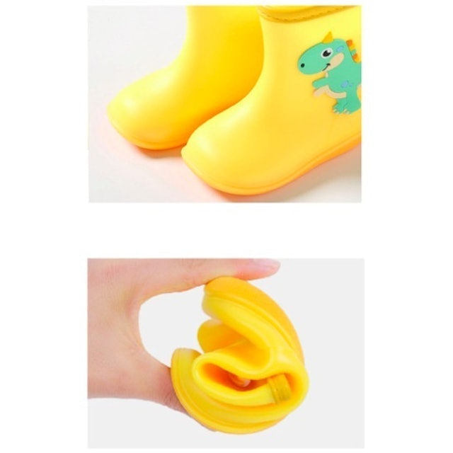  Rain Boots Dinosaurus Happy 
