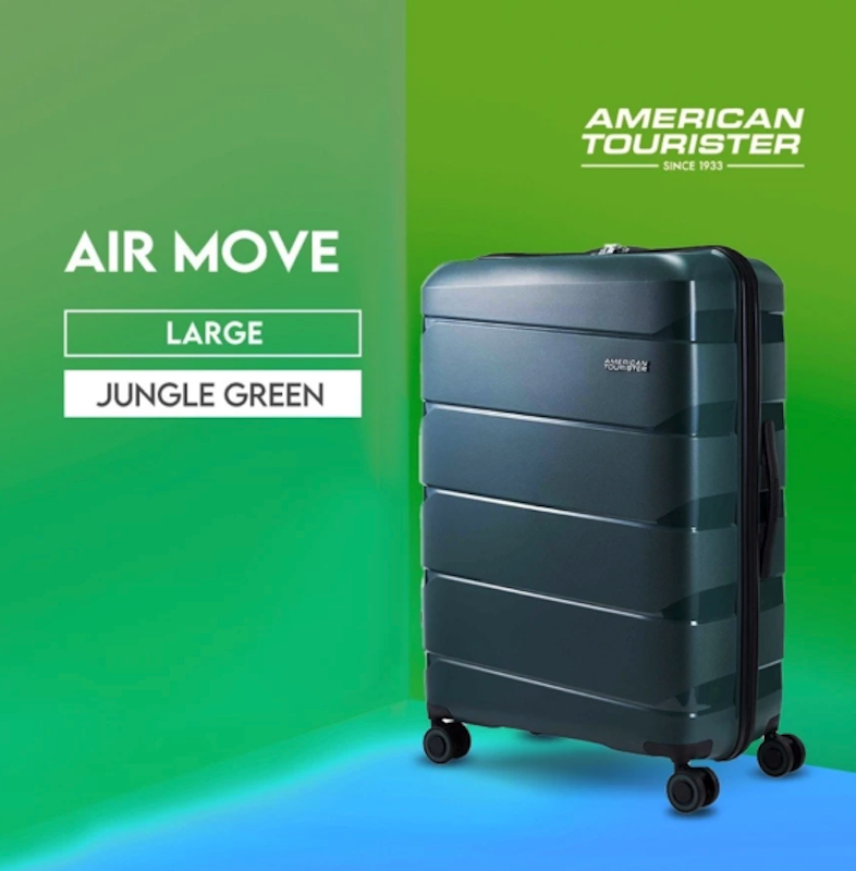 American Tourister Air Move Large 28 inch Jungle Green