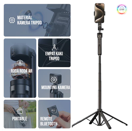 CIJI Tripod Selfie Stick  4