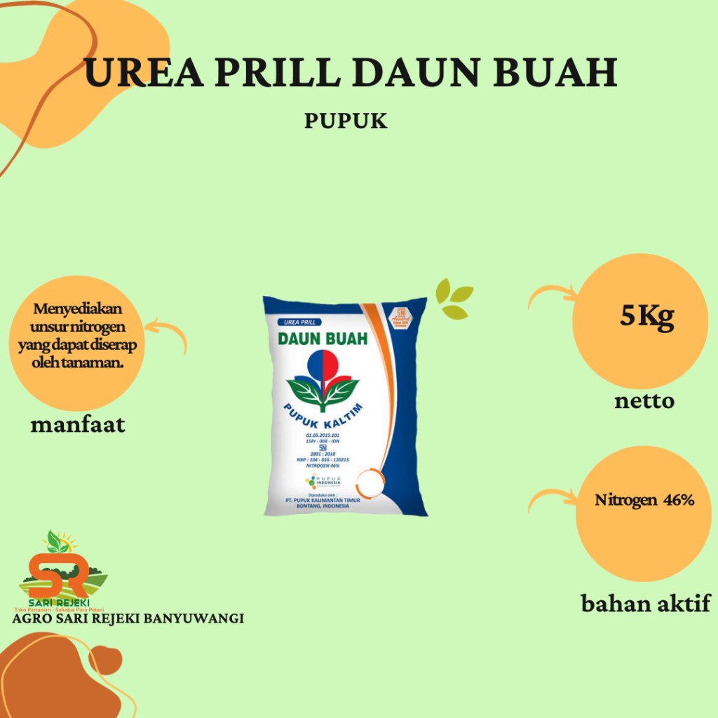 Pupuk Kalimantan Timur Urea Prill Daun Buah