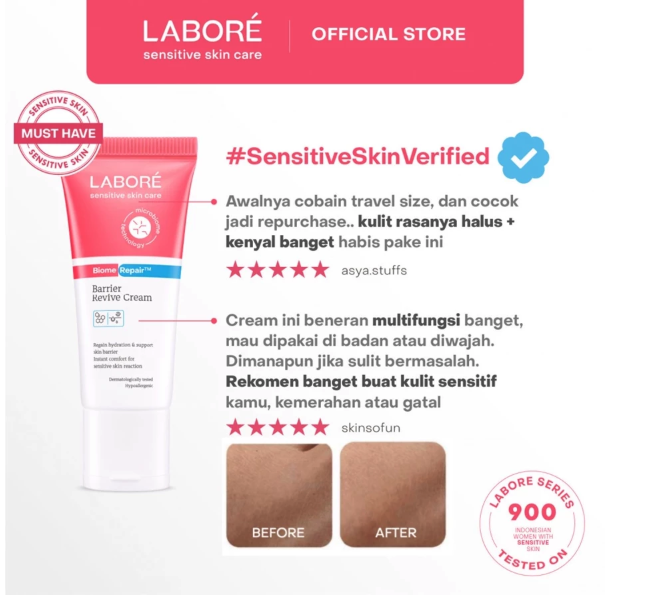 Sensitive Skin Care BiomeRepair™ Barrier Revive Cream 5