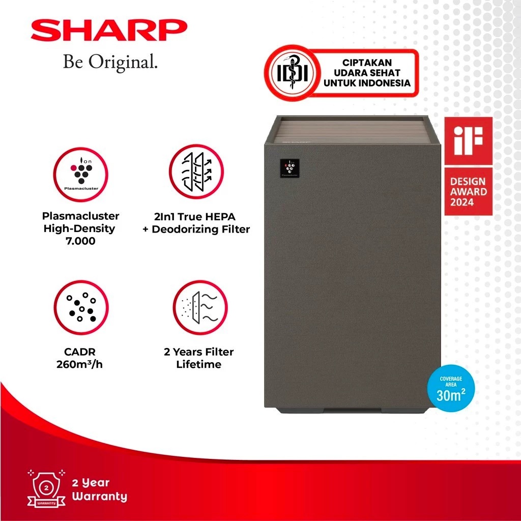 SHARP Electronics SHARP Purefit Mini Air Purifier FP-S40Y-T/W
