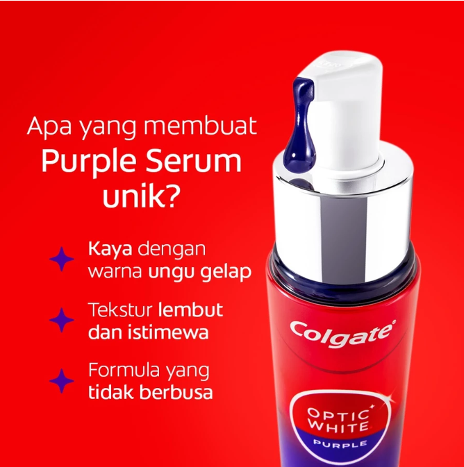 Colgate-Palmolive Indonesia Colgate Optic White Purple Serum
