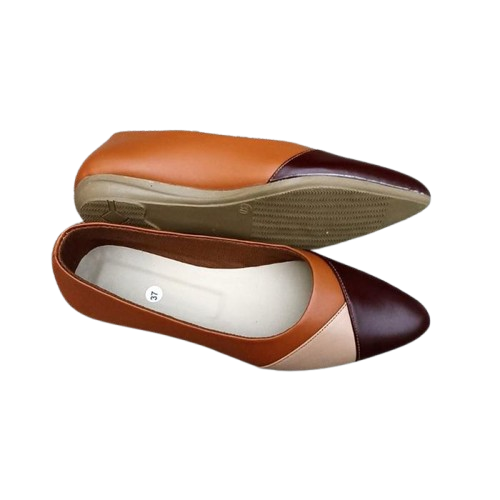 Magetan Sepatu Flat Kulit Wanita  ｜ KR04