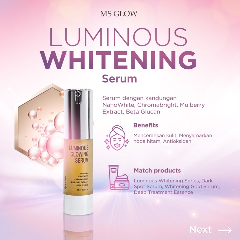 MS GLOW Luminous Glowing Serum