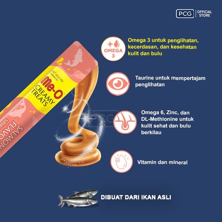 Me-O Creamy Treats Salmon Flavor