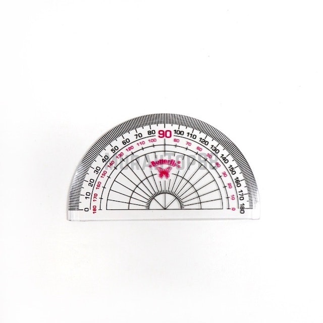 Penggaris Busur Derajat 180/10 cm