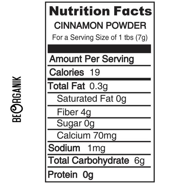 Beorganik Beorganik Cinnamon Powder / Kayu Manis Bubuk