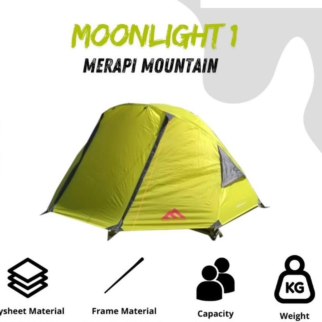 Pijar Merapi Indonesia Merapi Mountain Moonlight