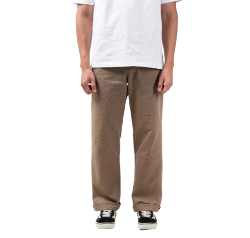 Irish Kelly Work Pants Baggy Wide Cut Double Knee Khaki