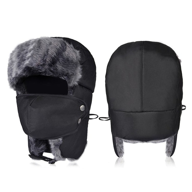 Topi Ushanka Russian 3in1