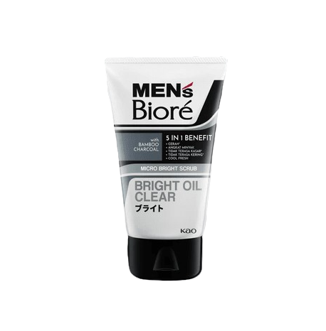 Men's Biore ｜ Micro Bright Scrub Bright Oil Clear