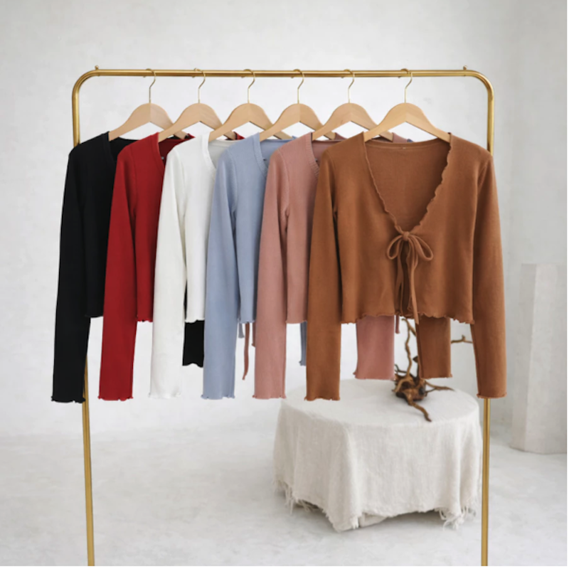 Vallina Outfit Cardigan Crop 2