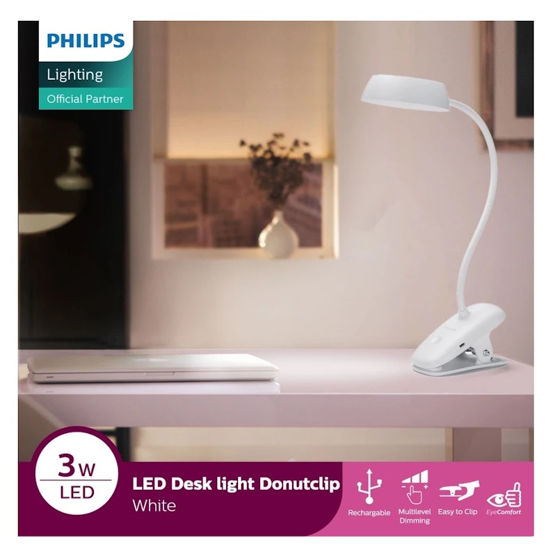 LED Desk Light Donutclip 2