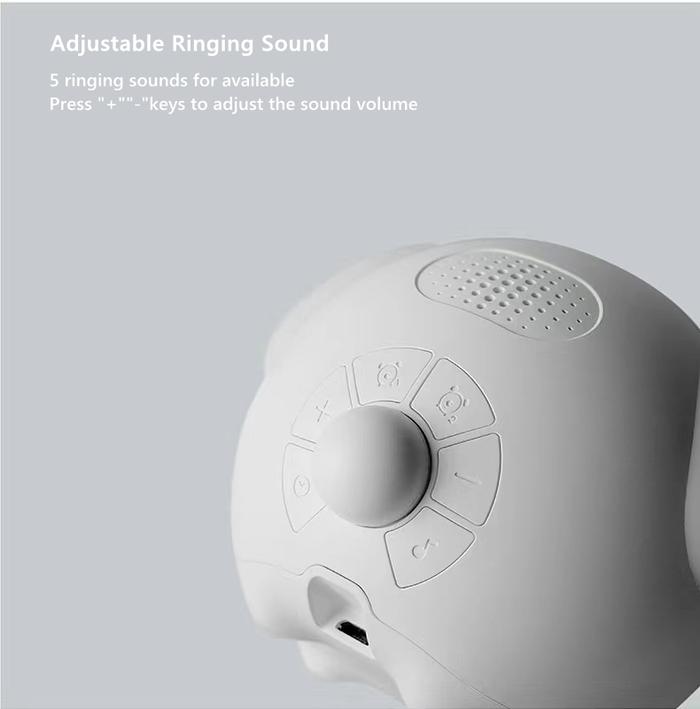 Vinero Indonesia Vinero Digie Alarm Clock Pixel Lamp Multifunction Interactive Emoji Digie White