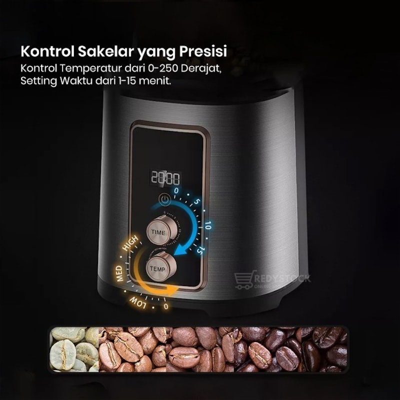 CAFEMASY Hot Air Roasting Coffee Machine 3