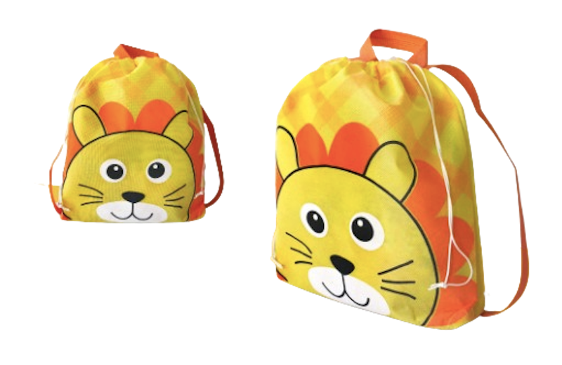 Tas Goodie Bag Model Ransel Serut Motif Animal 1