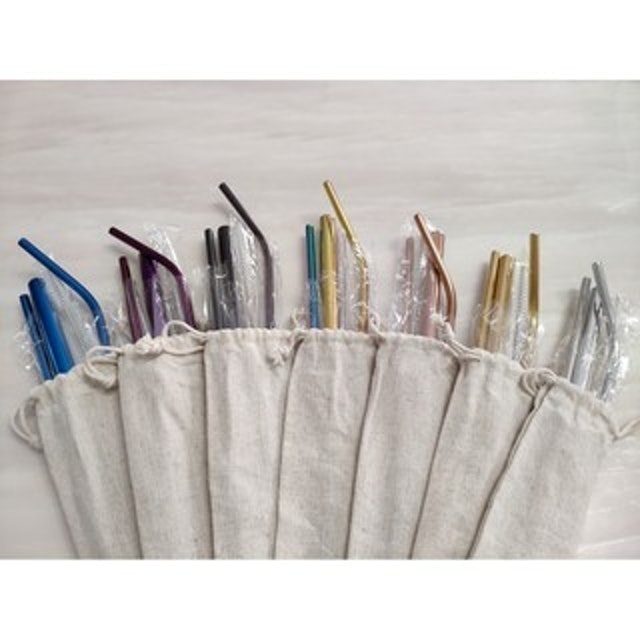 Stainless Straw Set Polos