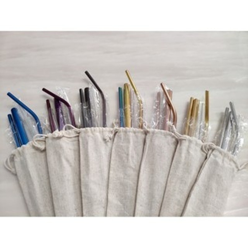 Stainless Straw Set Polos 1