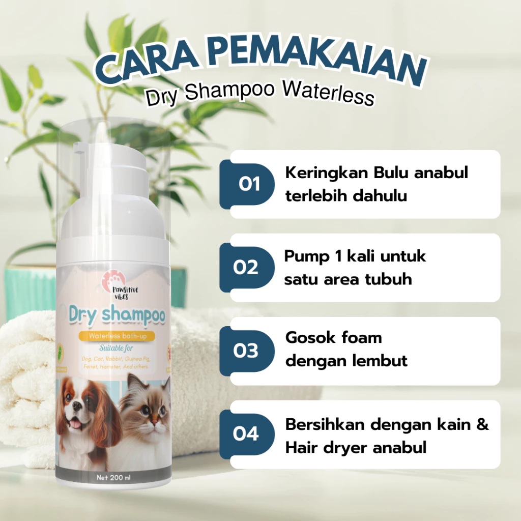 Pawsitive Vibes Pet Dry Shampoo