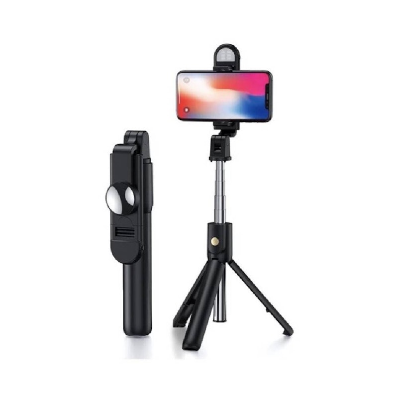 Plokama Selfie Stick+LED Flash 1