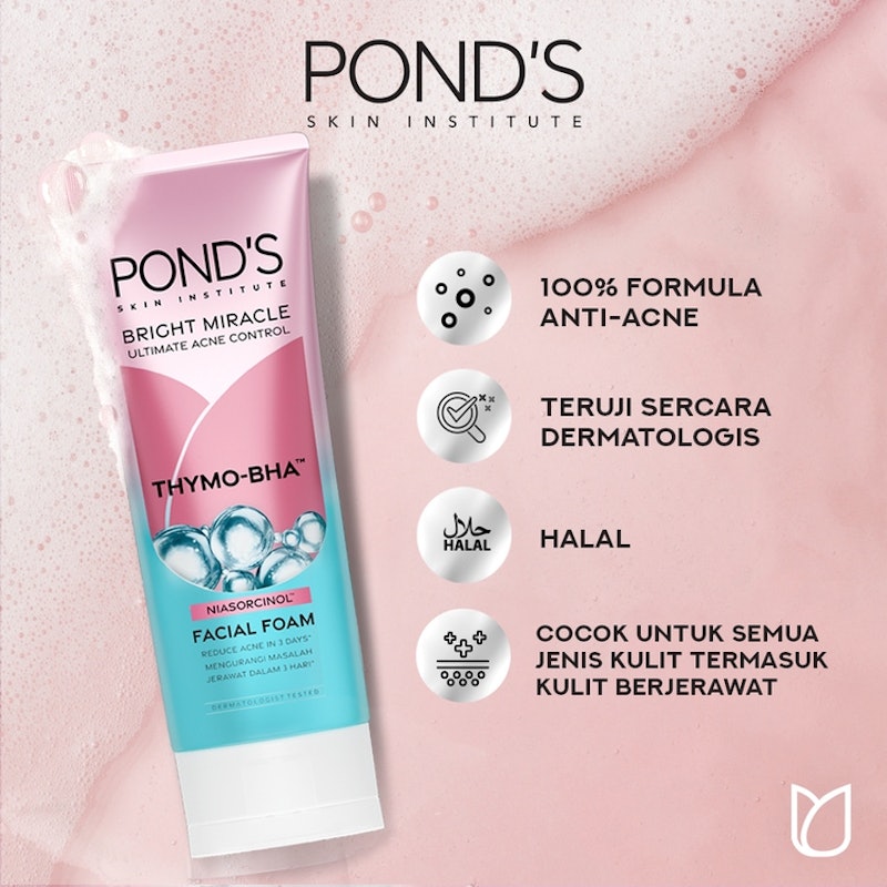 Pond's Bright Miracle Ultimate Acne Control Facial Foam 3