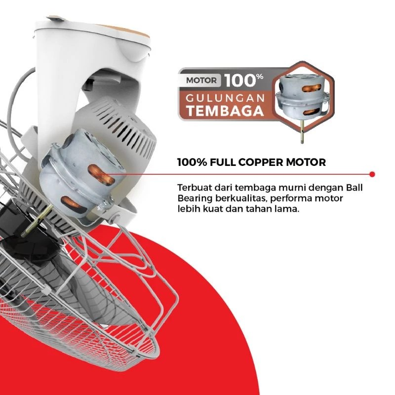 Maspion Group Maspion Orbit Fan Kipas Angin Plafond 16 Inch MOF-401 P