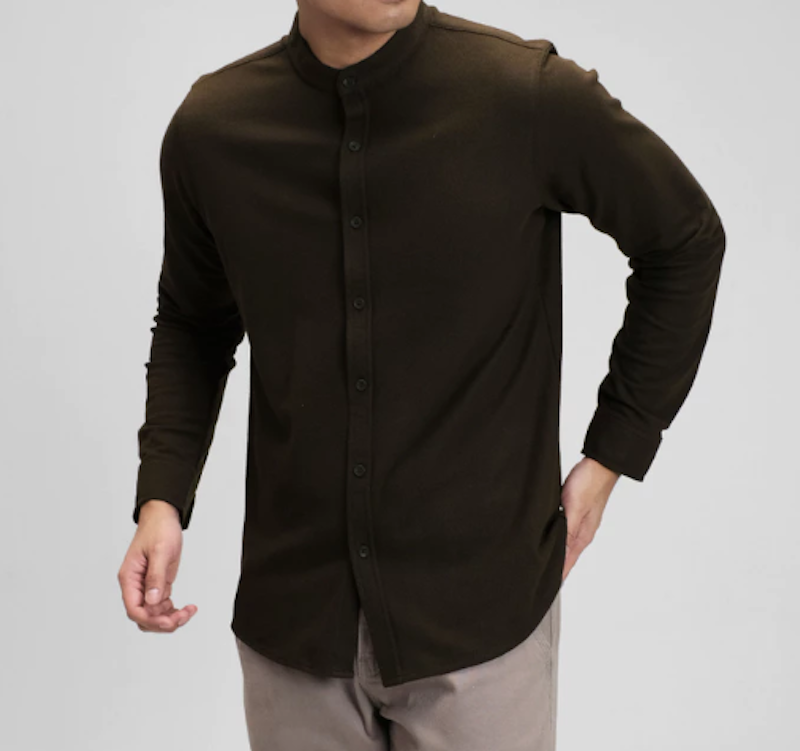 CUTOFF Brave Collarless Shirt 5