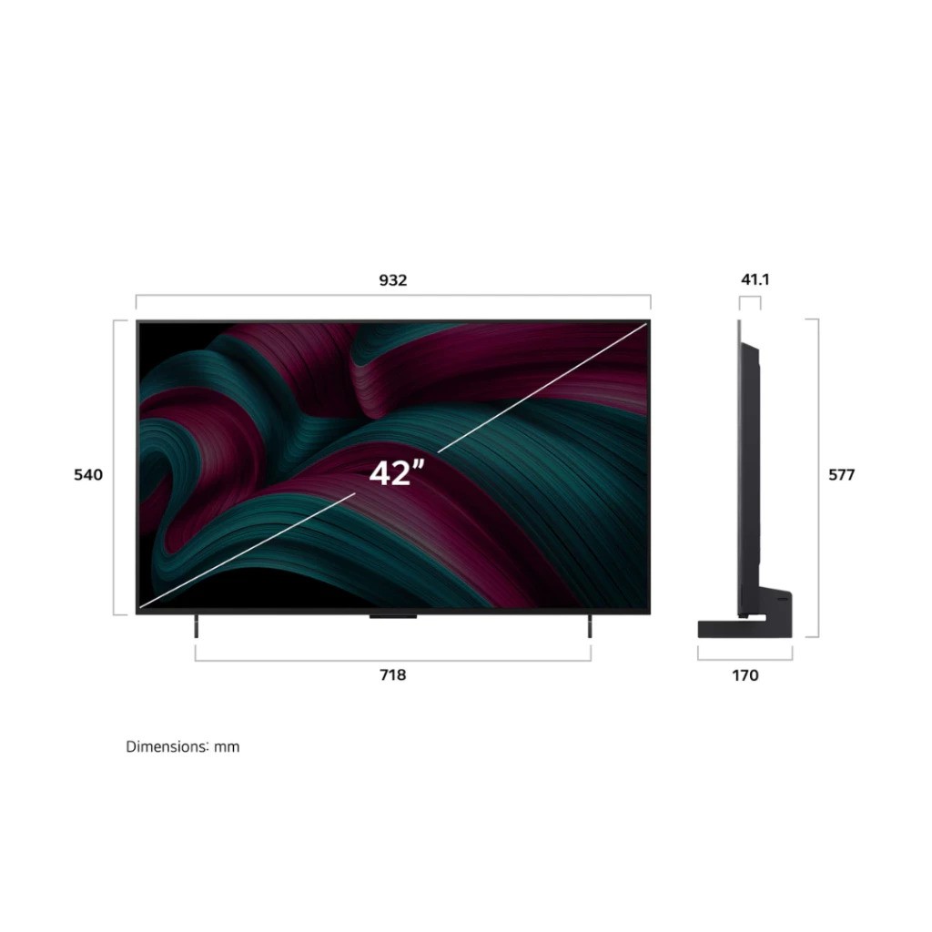 LG Electronics LG 42 inch OLED evo AI C5 4K Smart TV OLED42C5PSA