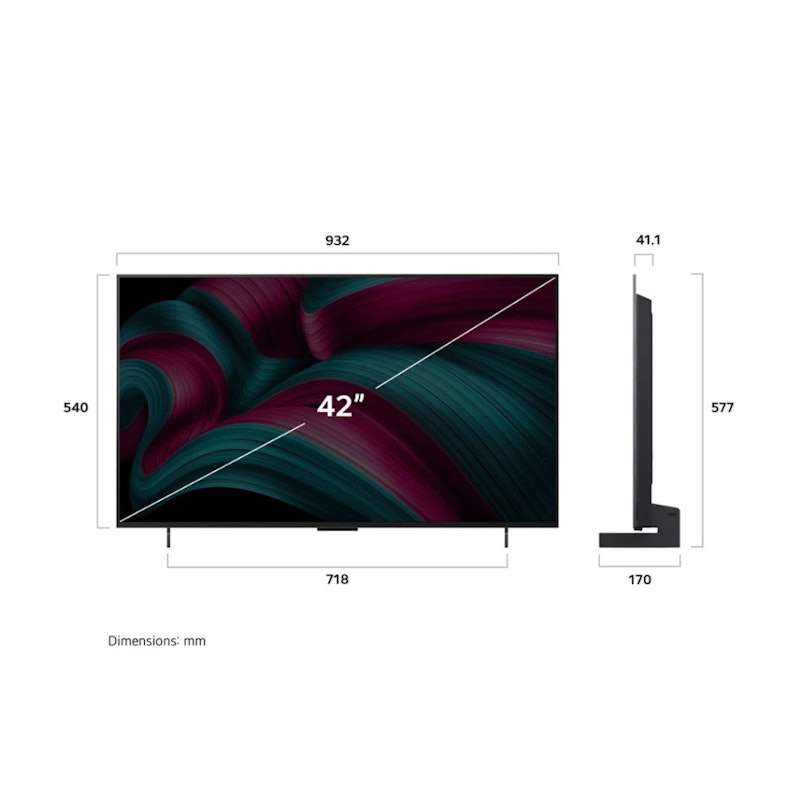42" OLED evo AI C5 4K Smart TV 4