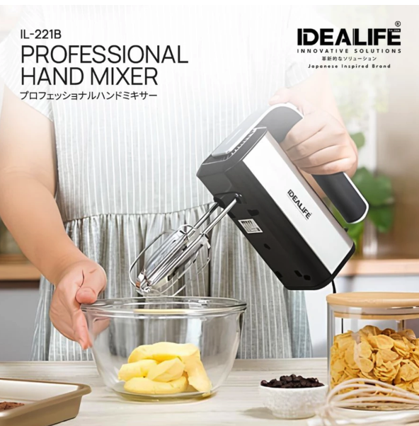 IDEALIFE Makmur IDEALIFE Professional Hand Mixer IL-221B