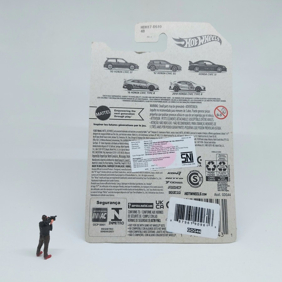 Hot Wheels Honda Civic 50th Anniversary Series 3